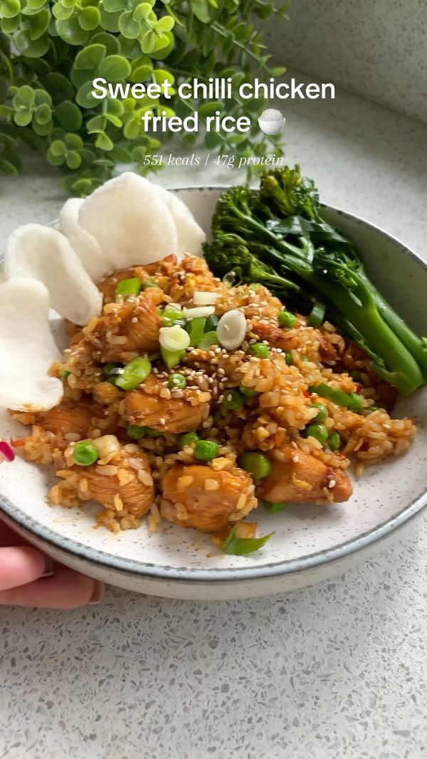 Sweet Chilli Chicken Fried Rice