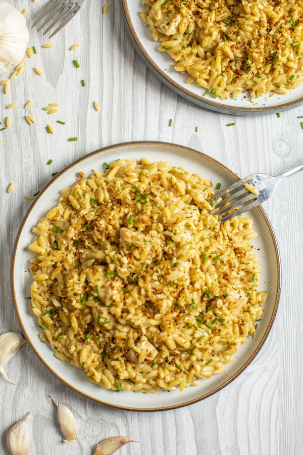 One Pot Chicken Kiev Orzo🍗