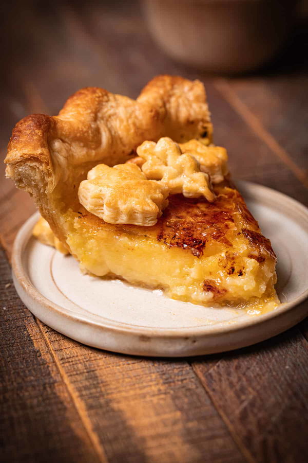 Brûléed Lemon Chess Pie