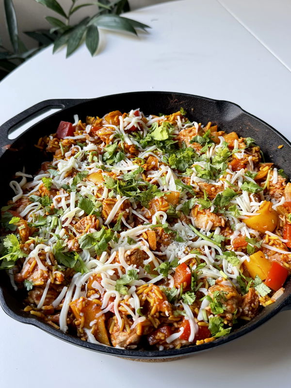 One Pan Peri Peri Chicken Rice
