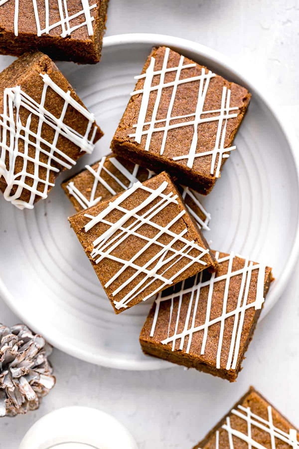 Gingerbread Blondies