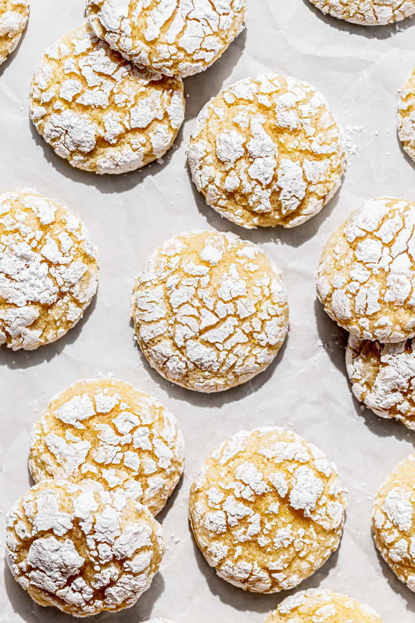 Lemon Crinkle Cookies