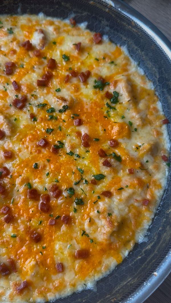 Cheesy Chicken and Chorizo