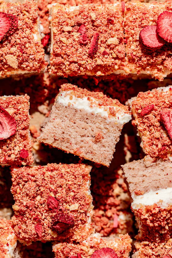 Strawberry Crunch Cake