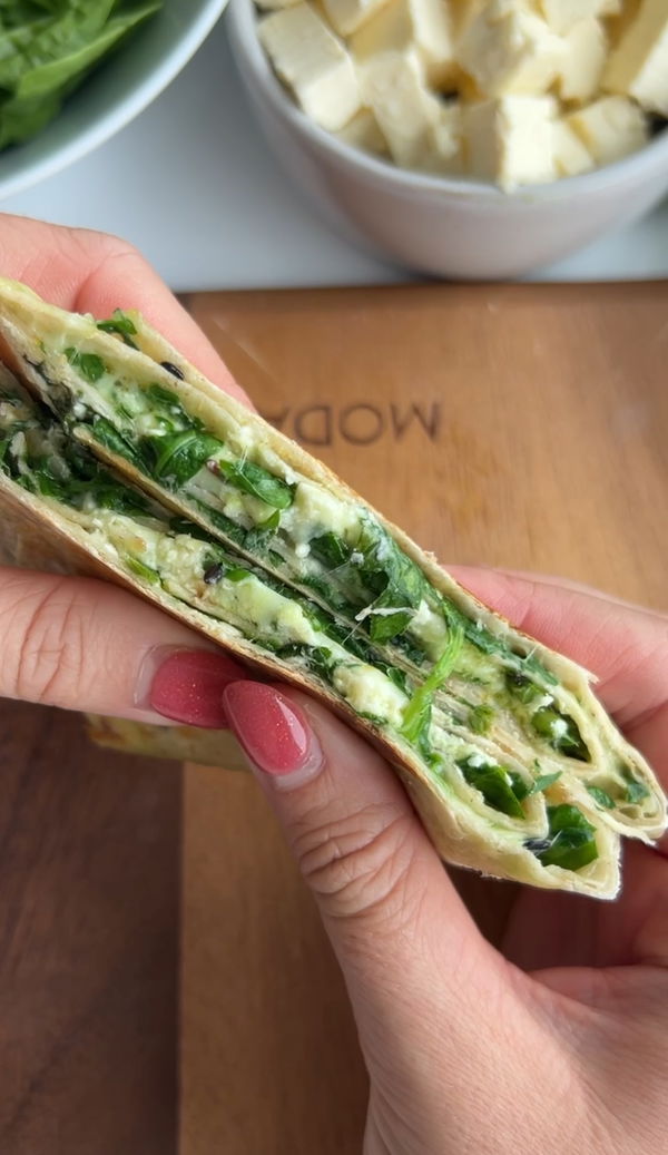 Healthier Gozleme Inspired Wrap