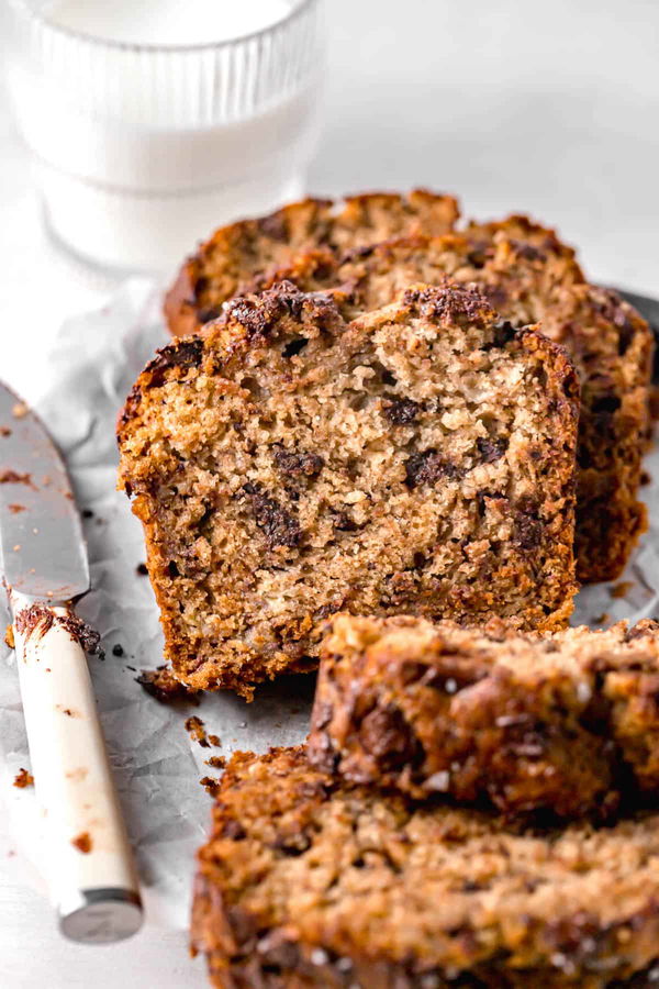 Chocolate Chip Honey Banana Bread