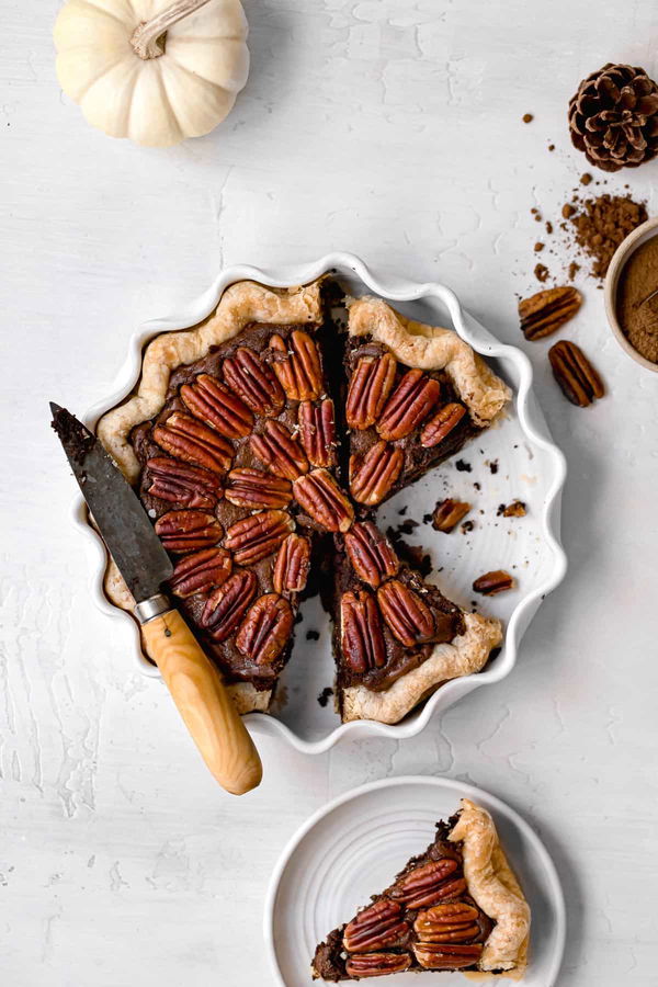 Pecan Brownie Pie