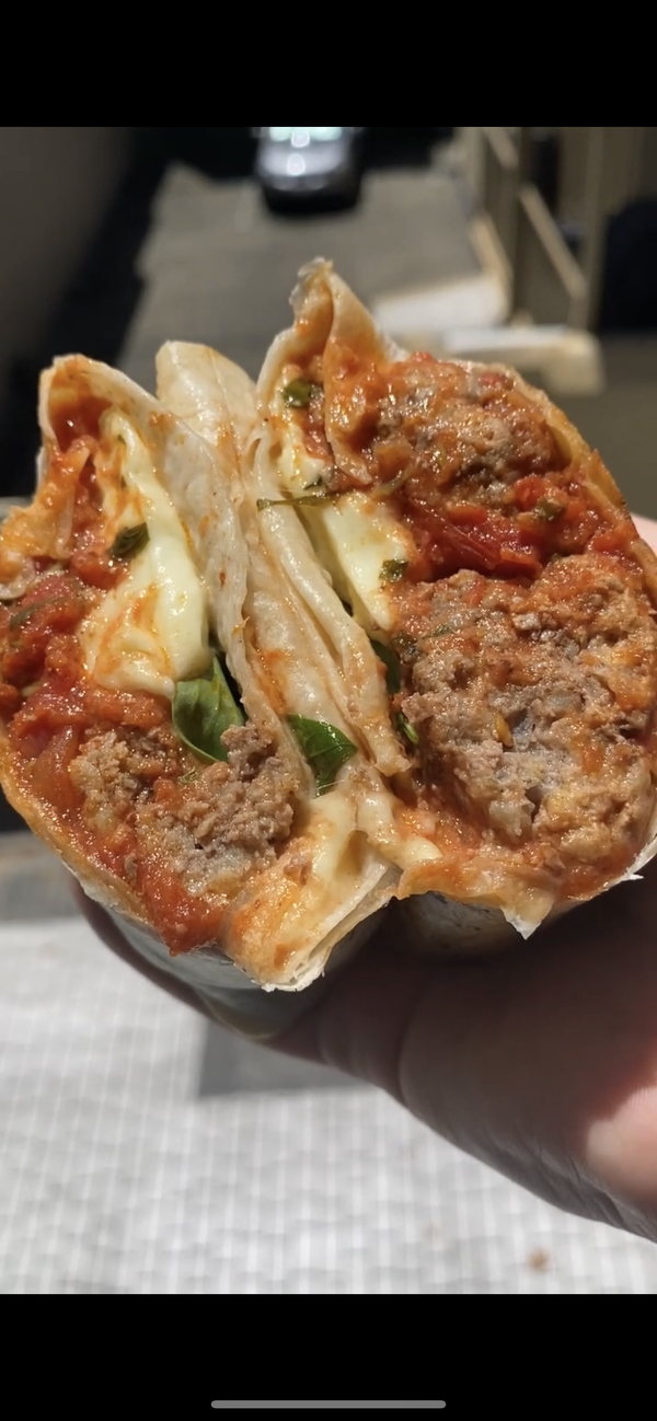 Meatball Marinara Burrito