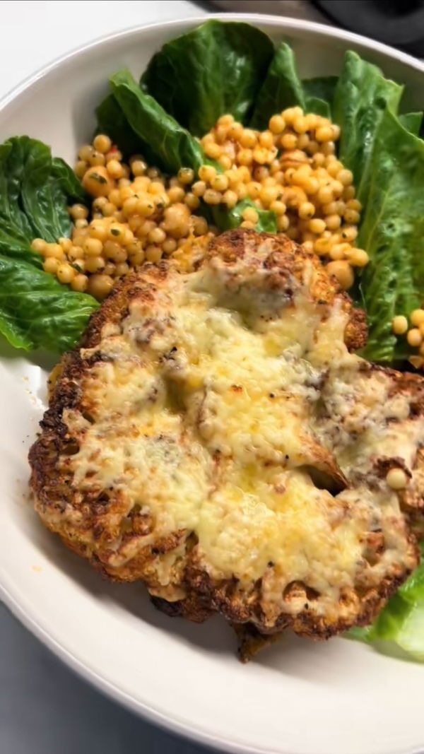 Cheesy Cauliflower Steaks