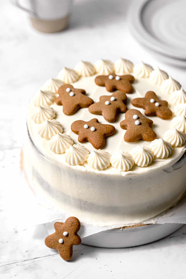 Gingerbread Cake with Cream Cheese Frosting