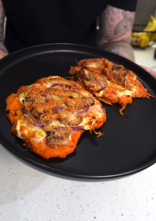 Smashed Sweet Potato Pizza