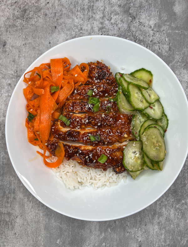 Korean Air-Fried Chicken Bowl