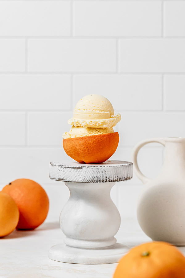 Easy Homemade Orange Sherbet