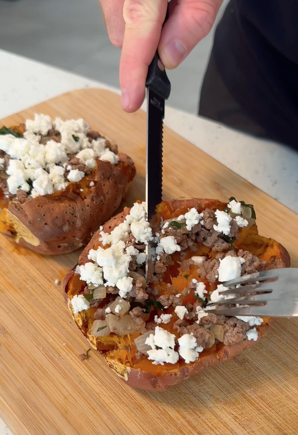 Loaded Sweet Potatoes