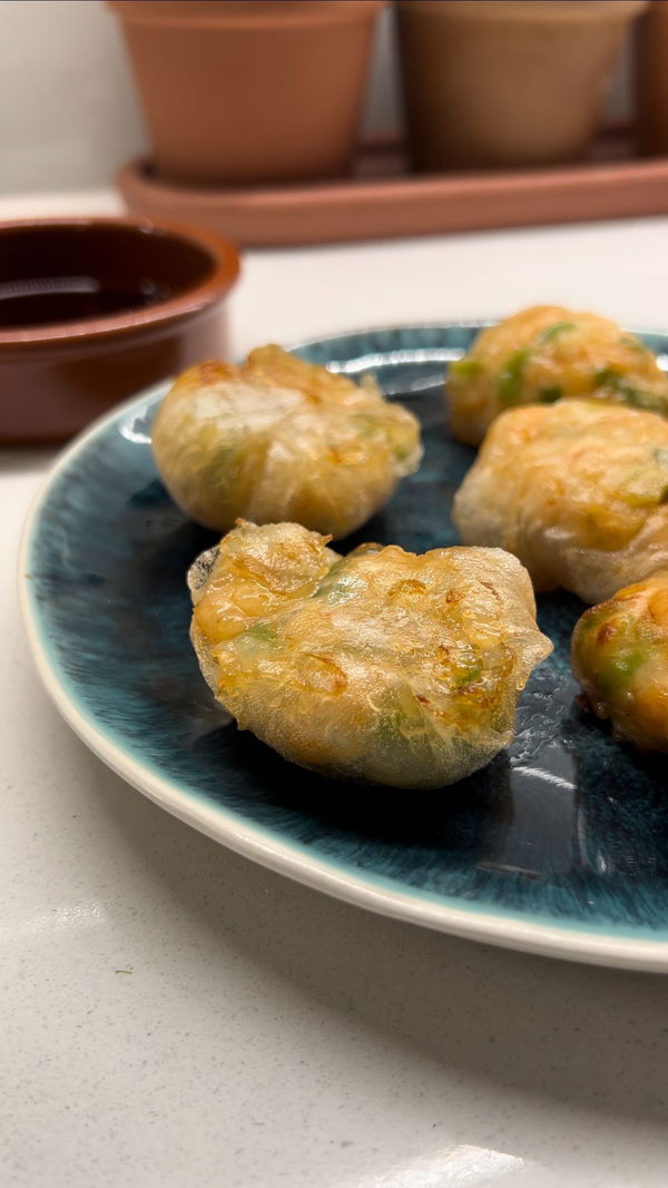 Air Fryer Prawn Dumplings 🤩