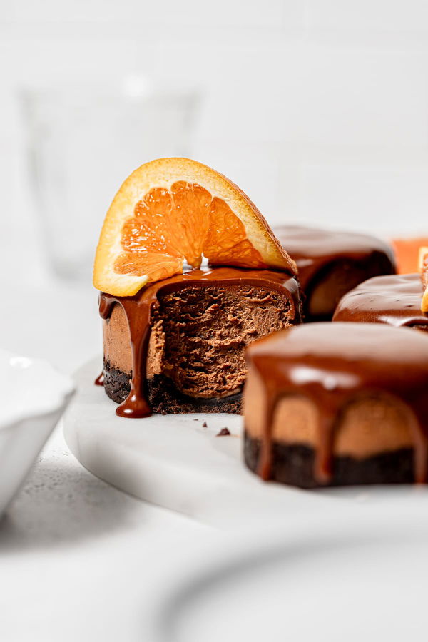 Mini Chocolate Orange Cheesecakes