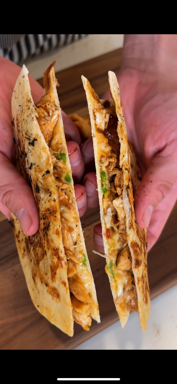 Sticky Sweet Chili Chicken Quesadilla