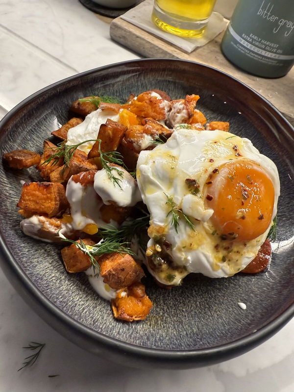 Sweet Potato & Chorizo Hash 👌