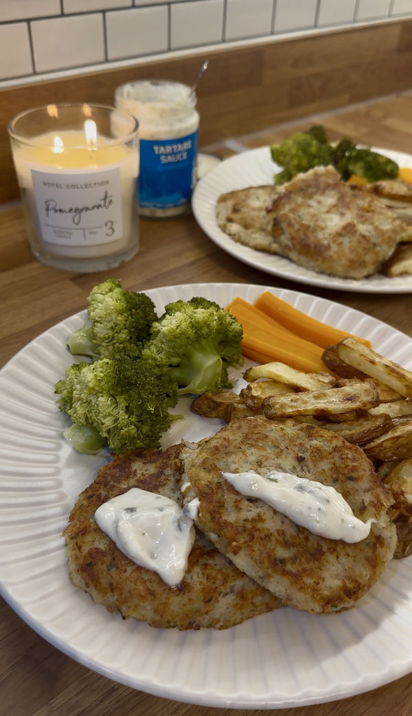Tuna Fishcakes and Homemade Fries