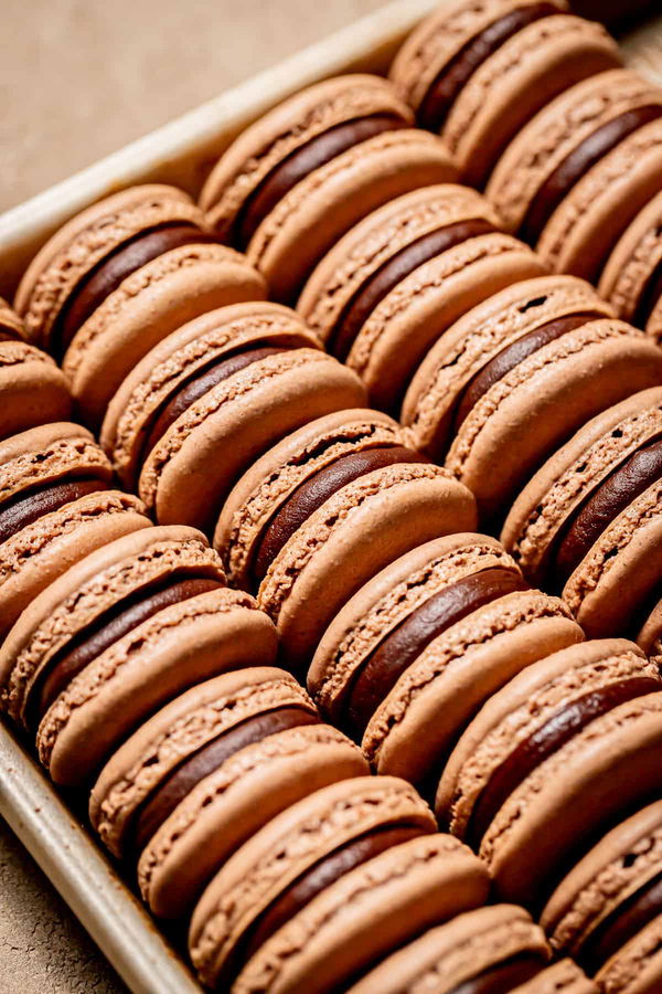 Double Chocolate Macarons