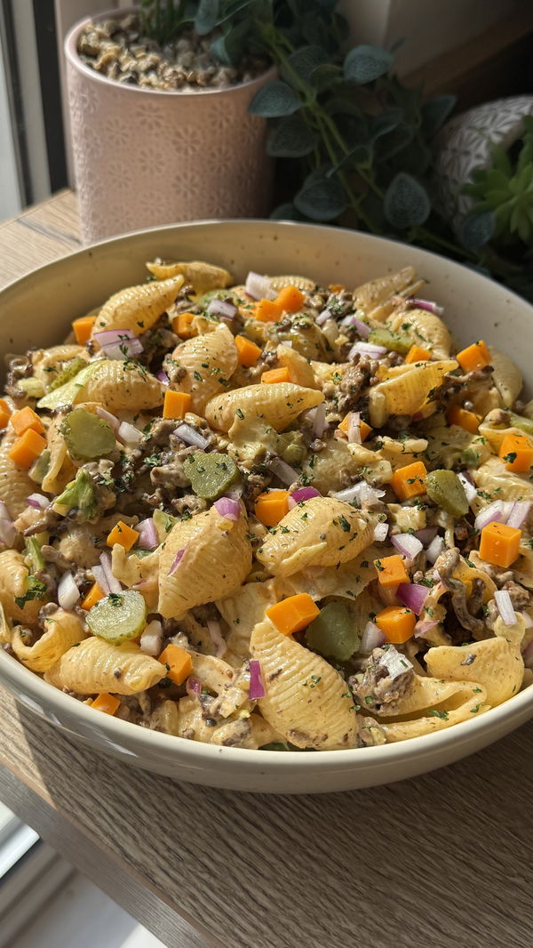 Big Mac Pasta Salad