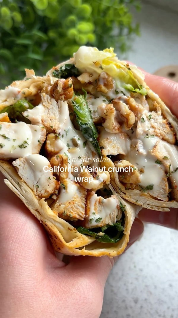 Caesar Salad California Walnut Crunch Wrap