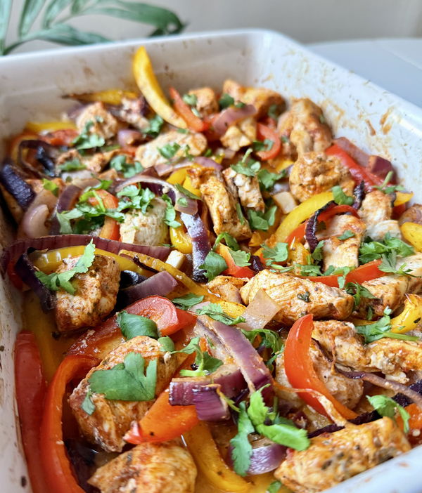 Chicken Fajita Tray Bake