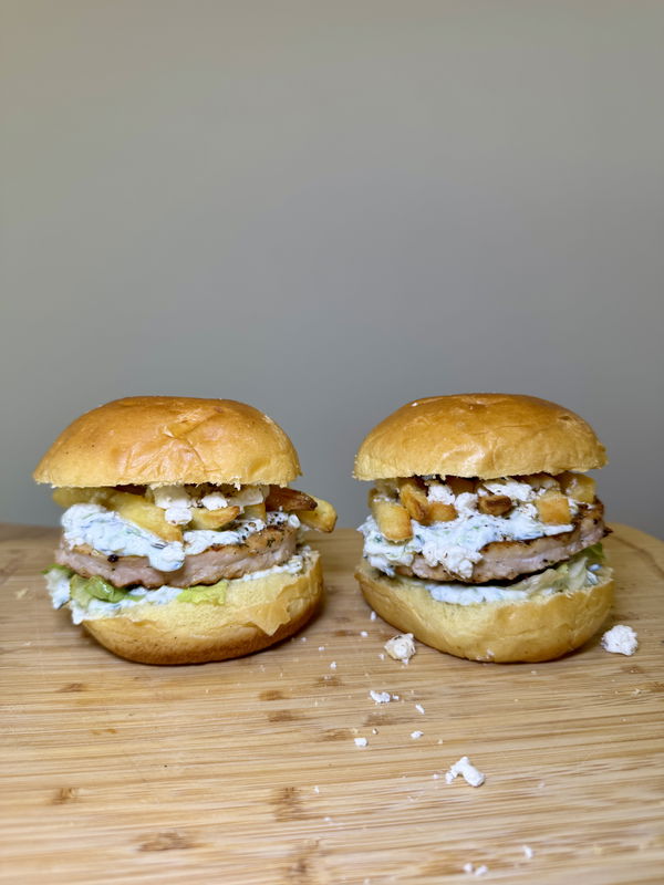 Greek Inspired Burgers