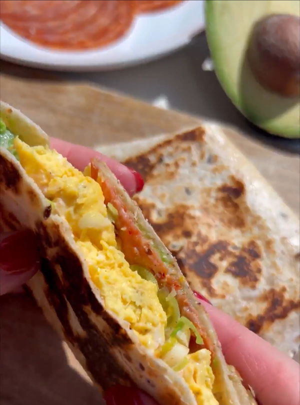 Breakfast Crunch Wrap