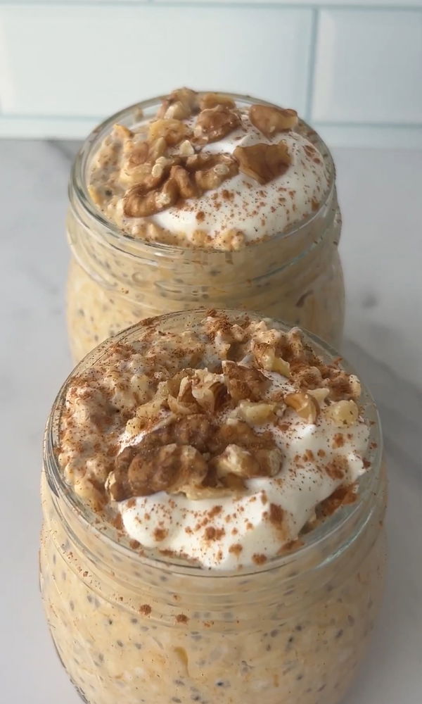 Pumpkin Spice Overnight Oats