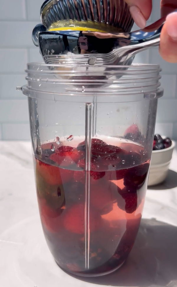 Berry and Lemon Electrolyte Drink