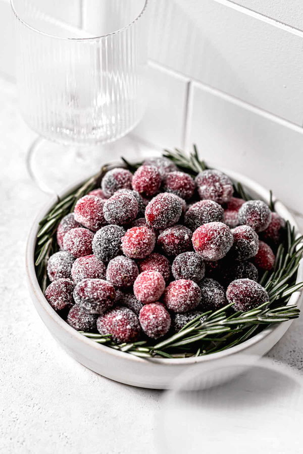 5 Ingredient Sugared Cranberries