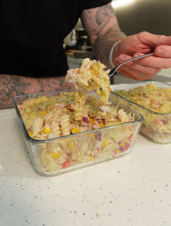 Cheesy Tuna Pasta