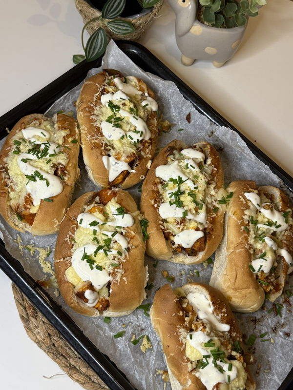 Buffalo ranch chicken buns
