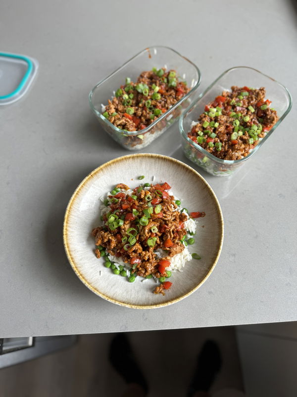 BBQ Pork Topped Rice