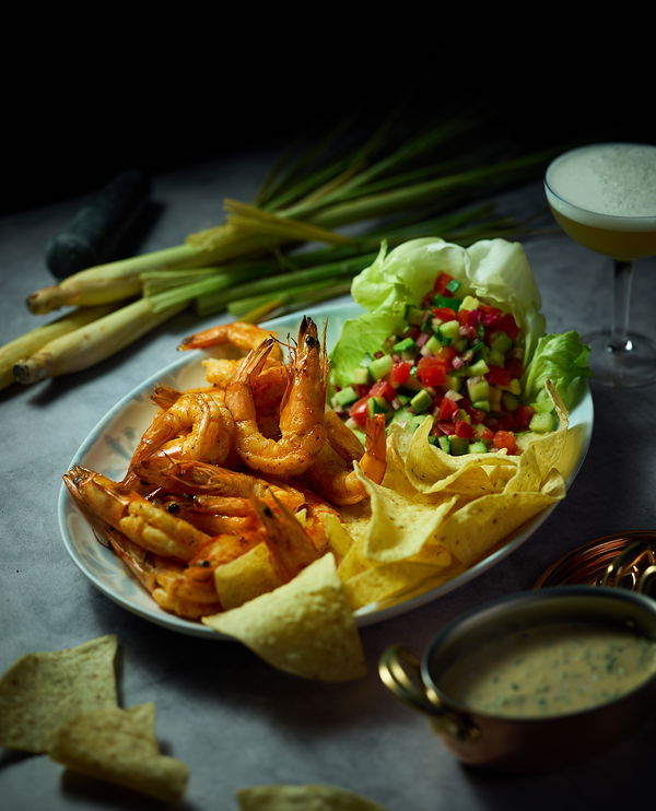 Grilled Shrimp with Louie Sauce