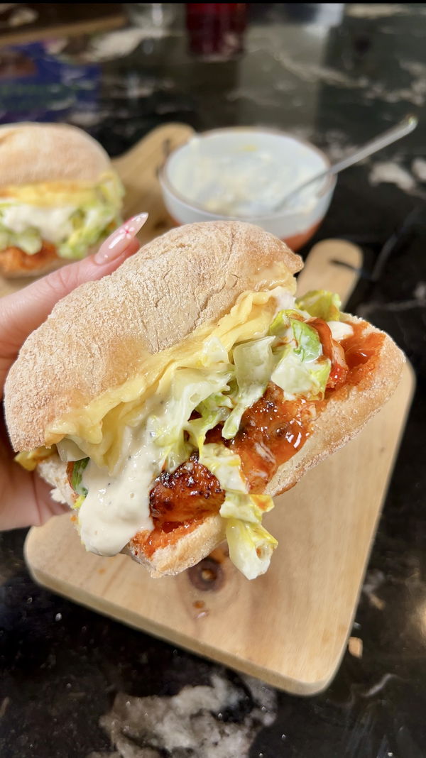 Buffalo Chicken Caesar Sandwich