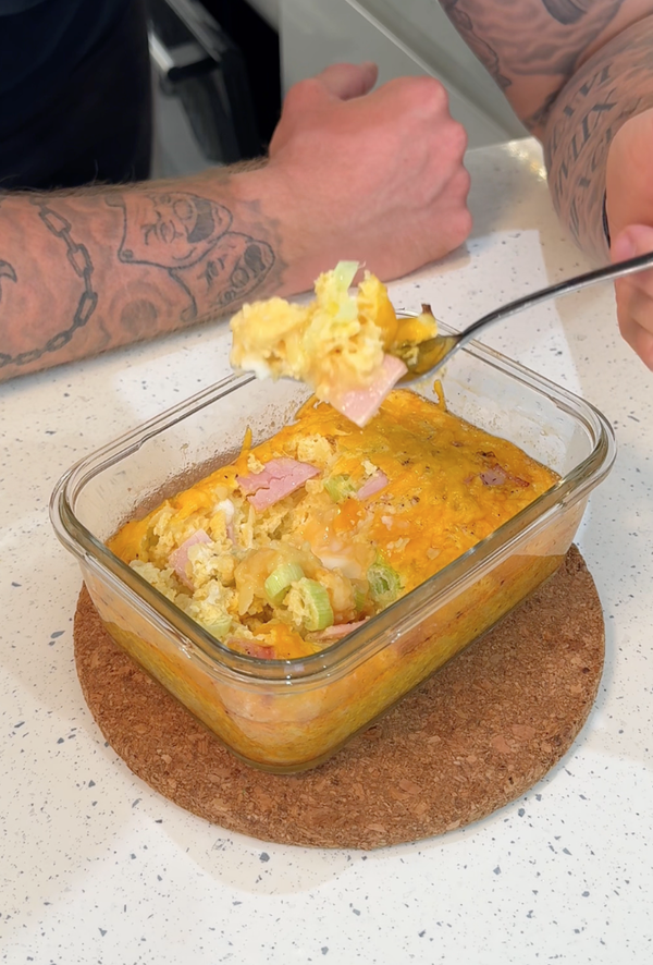Cheesy Egg Bowl