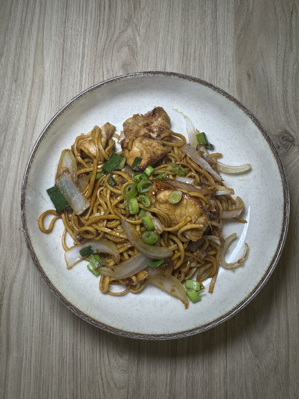 Garlic Soy Chicken noodles