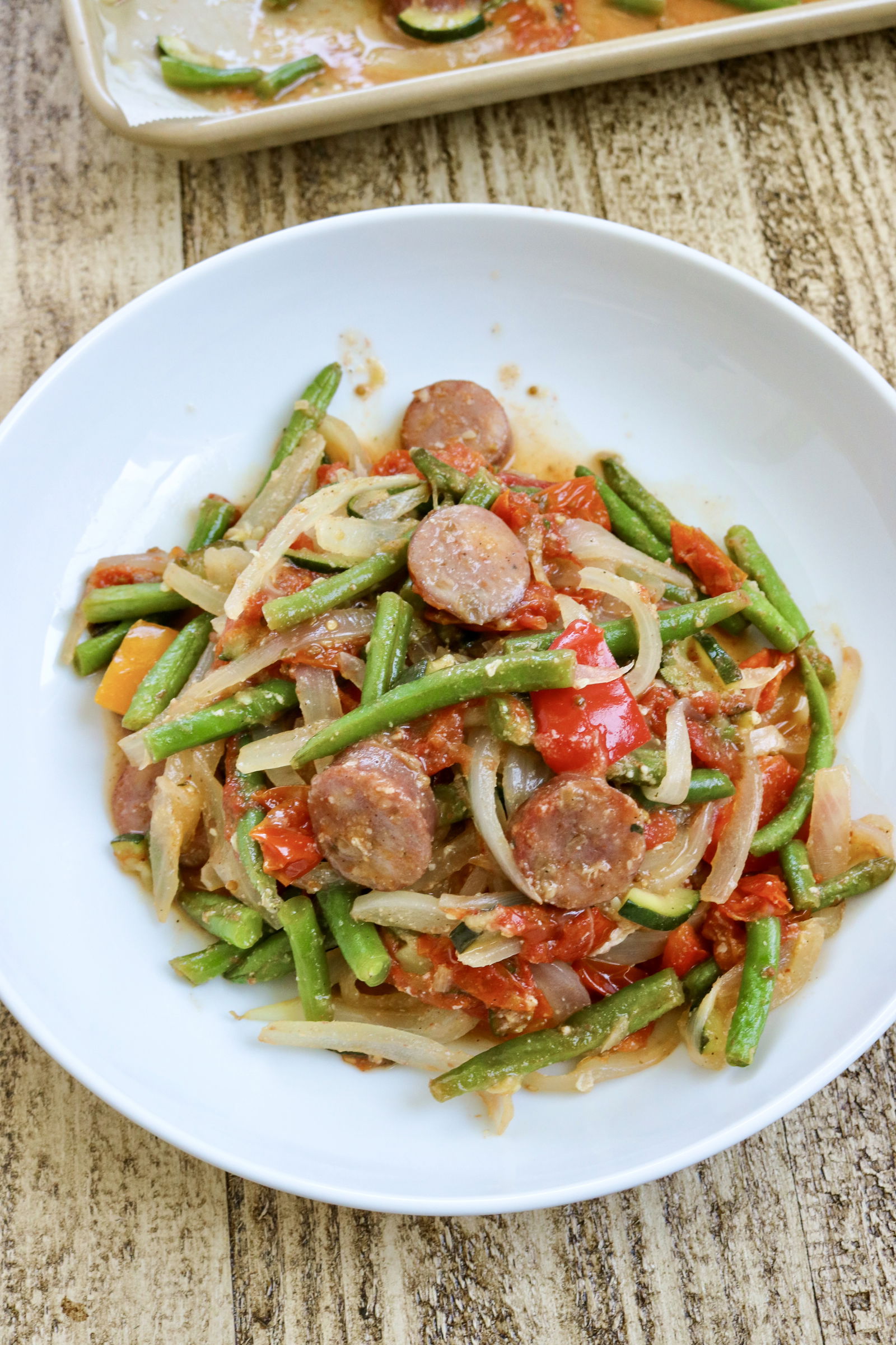 Summer Sausage & Veggie Sheet Pan