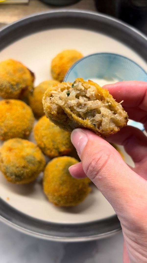 Crispy Wild Mushroom Arancini Balls 😋