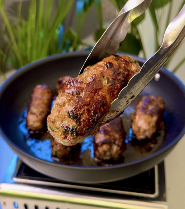 Lamb Koftas with Roasted Veggies