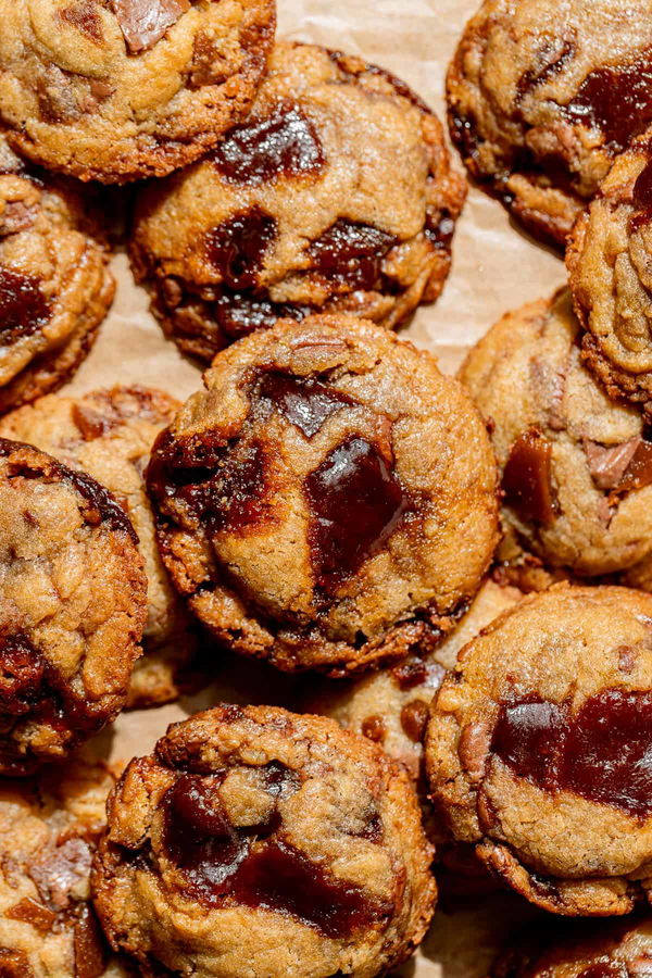 Brown Butter Milk Chocolate Chip Toffee Cookies