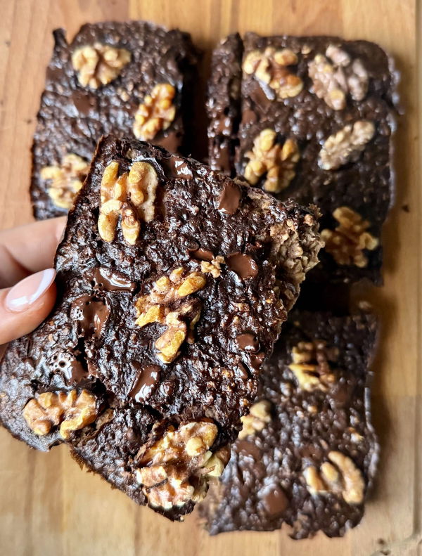 Coffee & Walnut Baked Oats