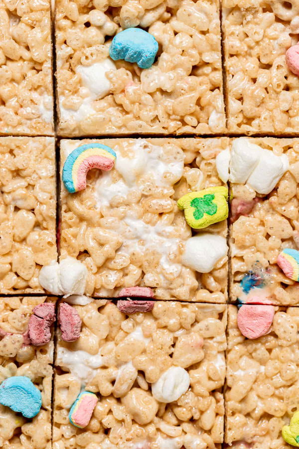 Lucky Charms Rice Krispie Treats