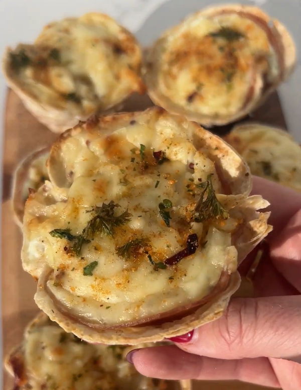 Croque Madame Breakfast Cups