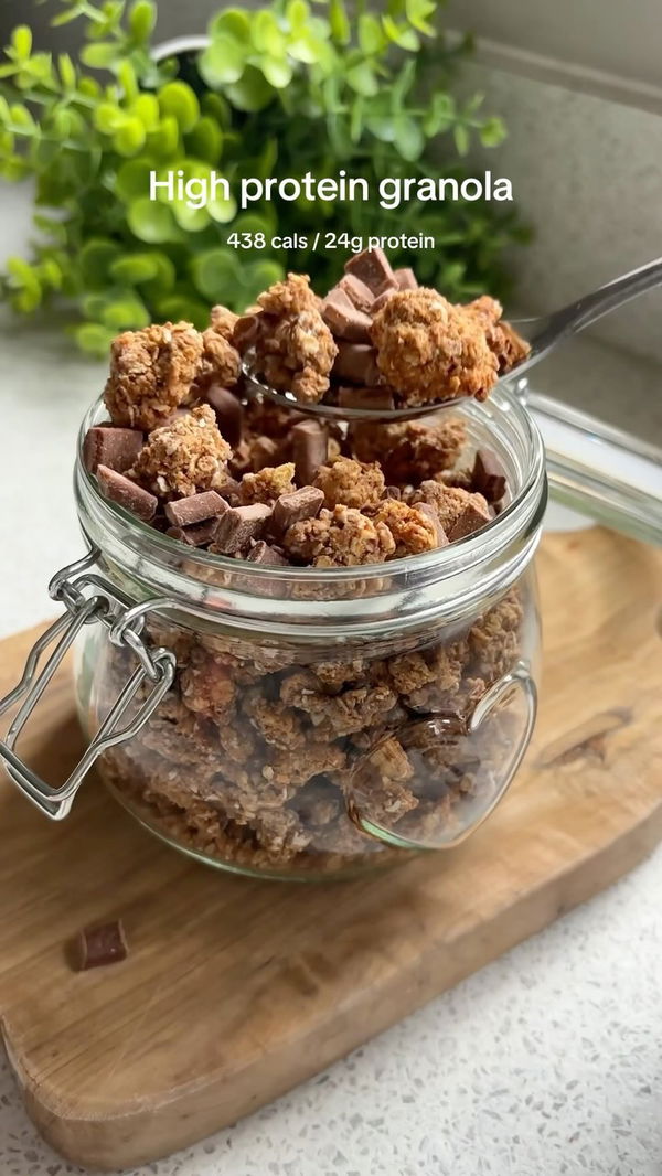 Peanut Choc Crunch Granola🍫