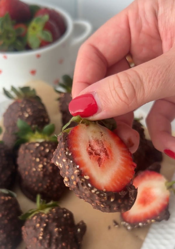 Quinoa Crunch Strawberries