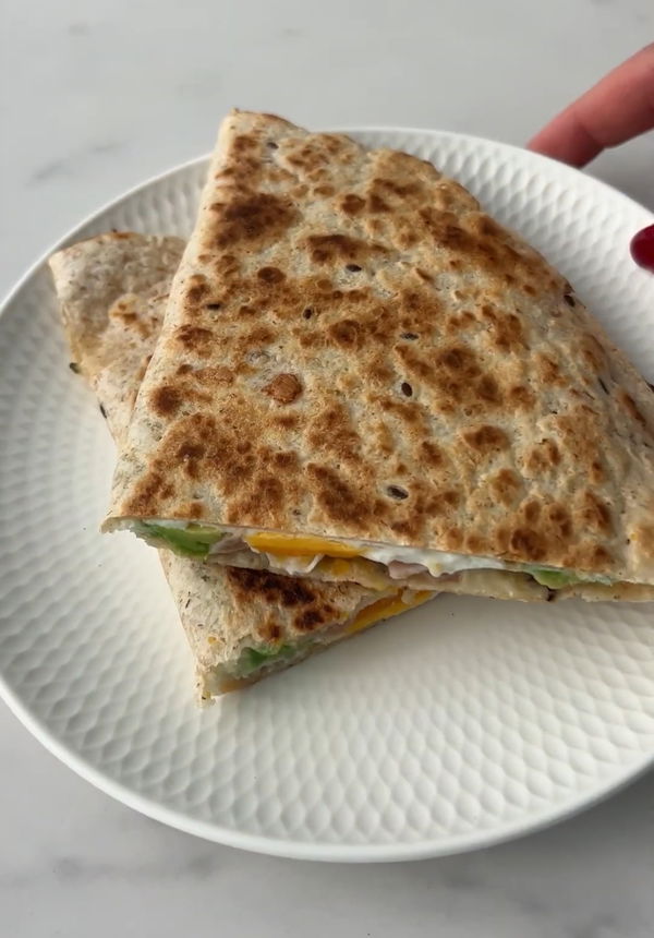 Avocado and Egg High Protein Wrap