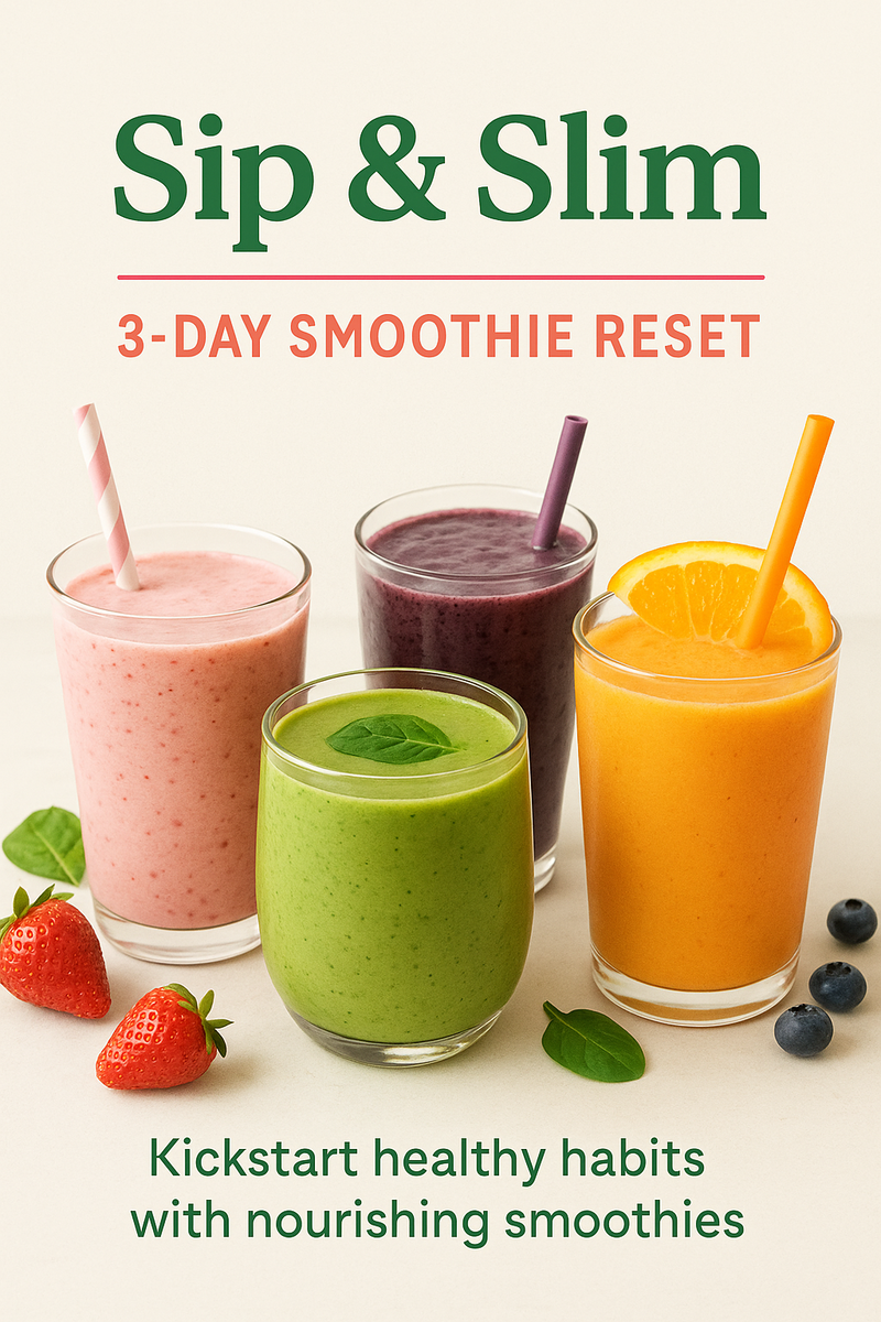 Sip & Slim: 3-Day Smoothie Reset